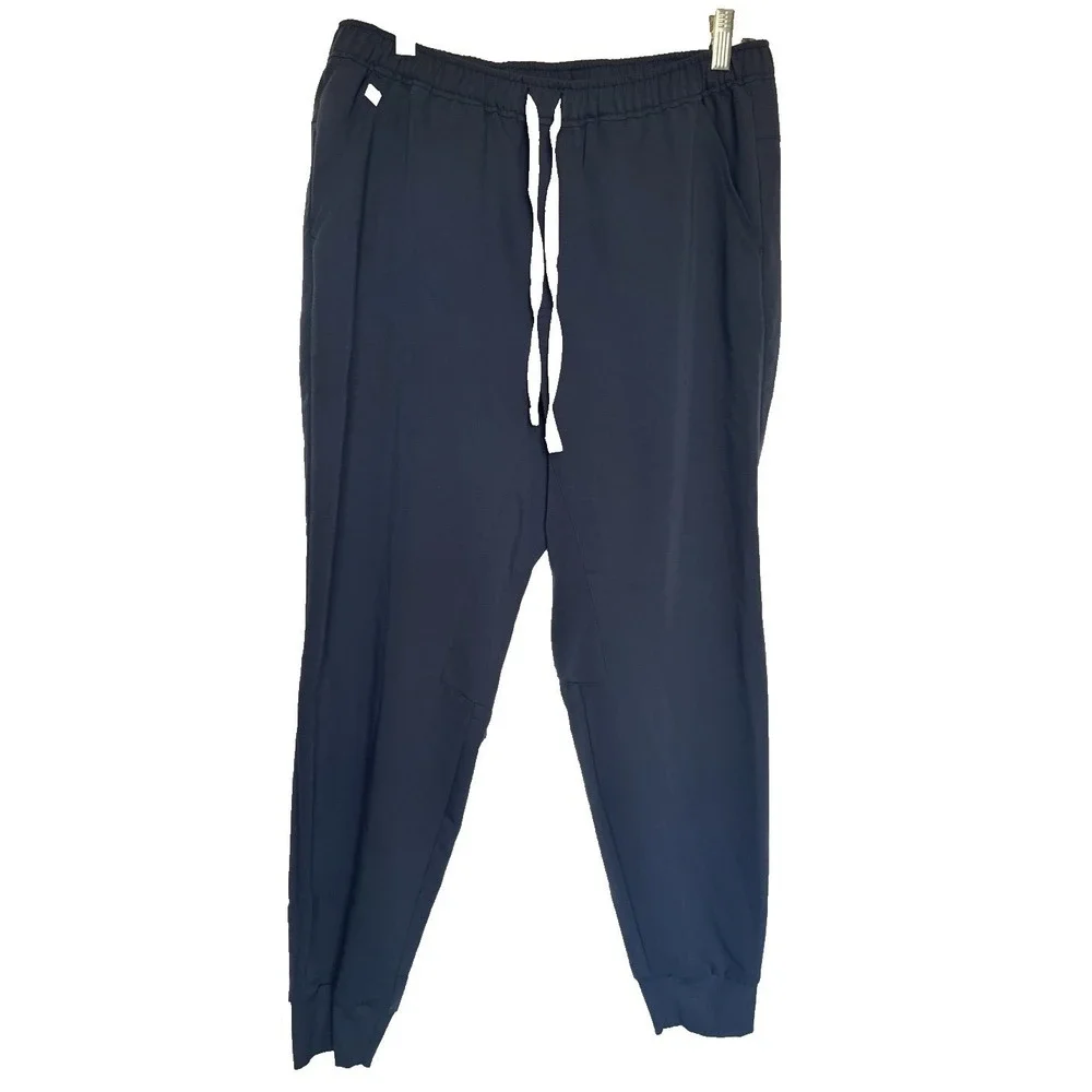 FIGS Mens Tansen‎ Dark Harbor Jogger Scrub Pant Size MS Medium Short